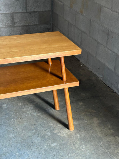 Frisman Vintage 1950s t.h. Robsjohn-Gibbbings for Widdicomb Tiered Console Table