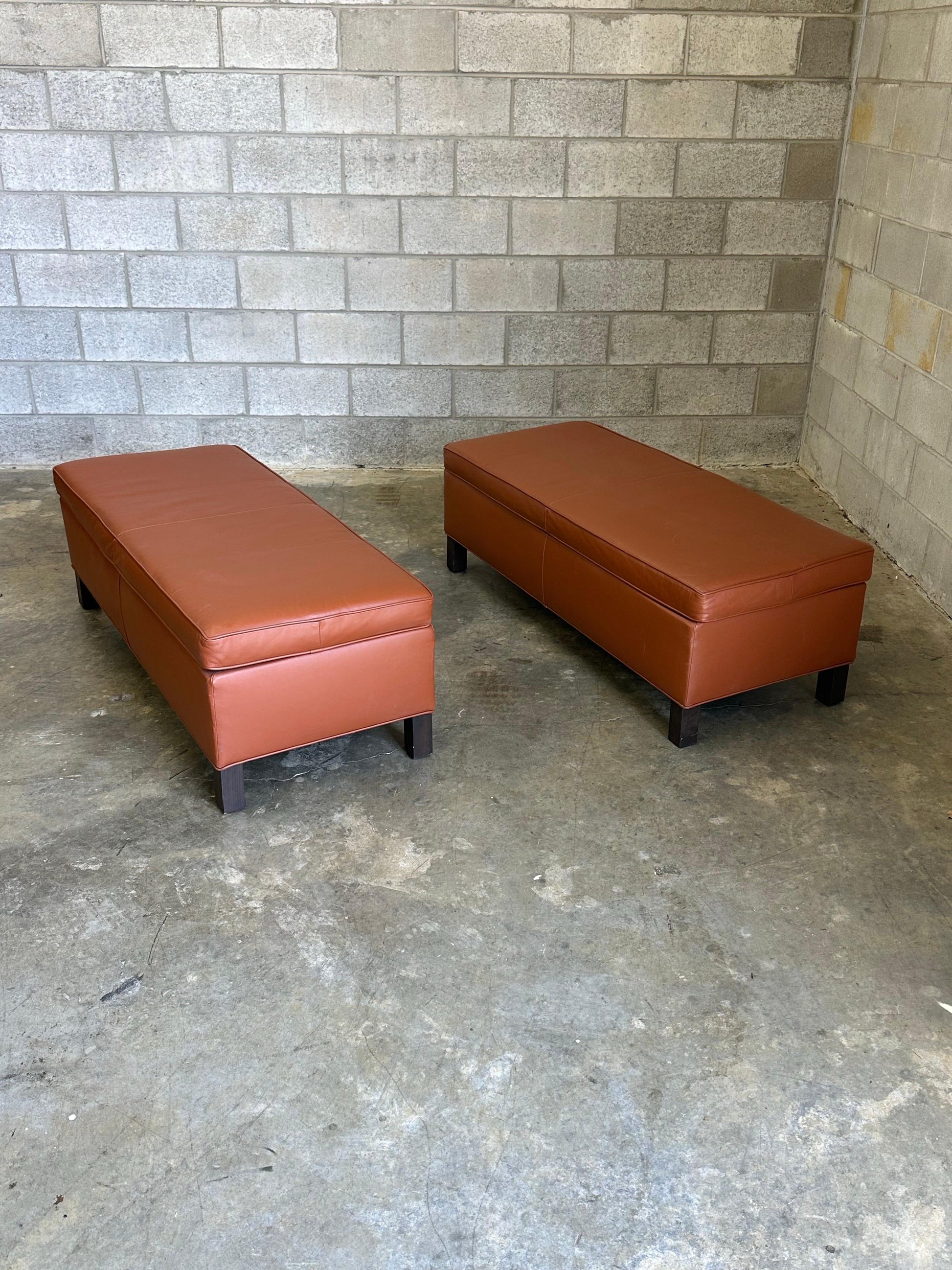 Frisman Vintage Ludwig Mies Van Der Rohe for Knoll Krefeld Benches- A Pair