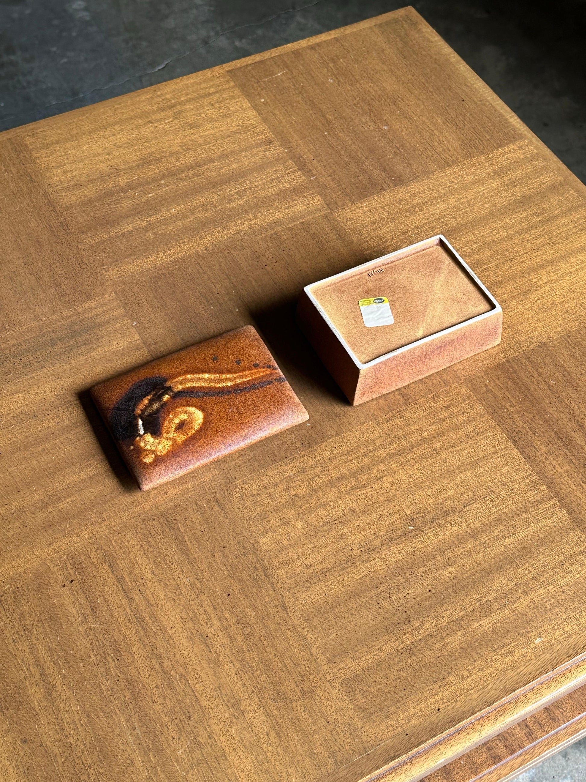 Frisman Vintage Ceramic Lidded Box by Alvino Bagni for Bitossi