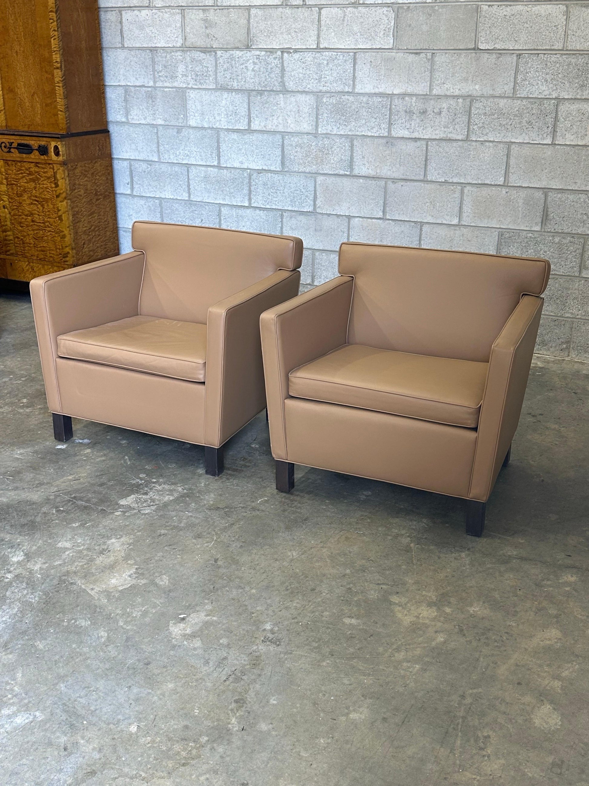 Frisman Vintage Ludwig Mies Van Der Rohe for Knoll Krefeld Chairs- A Pair