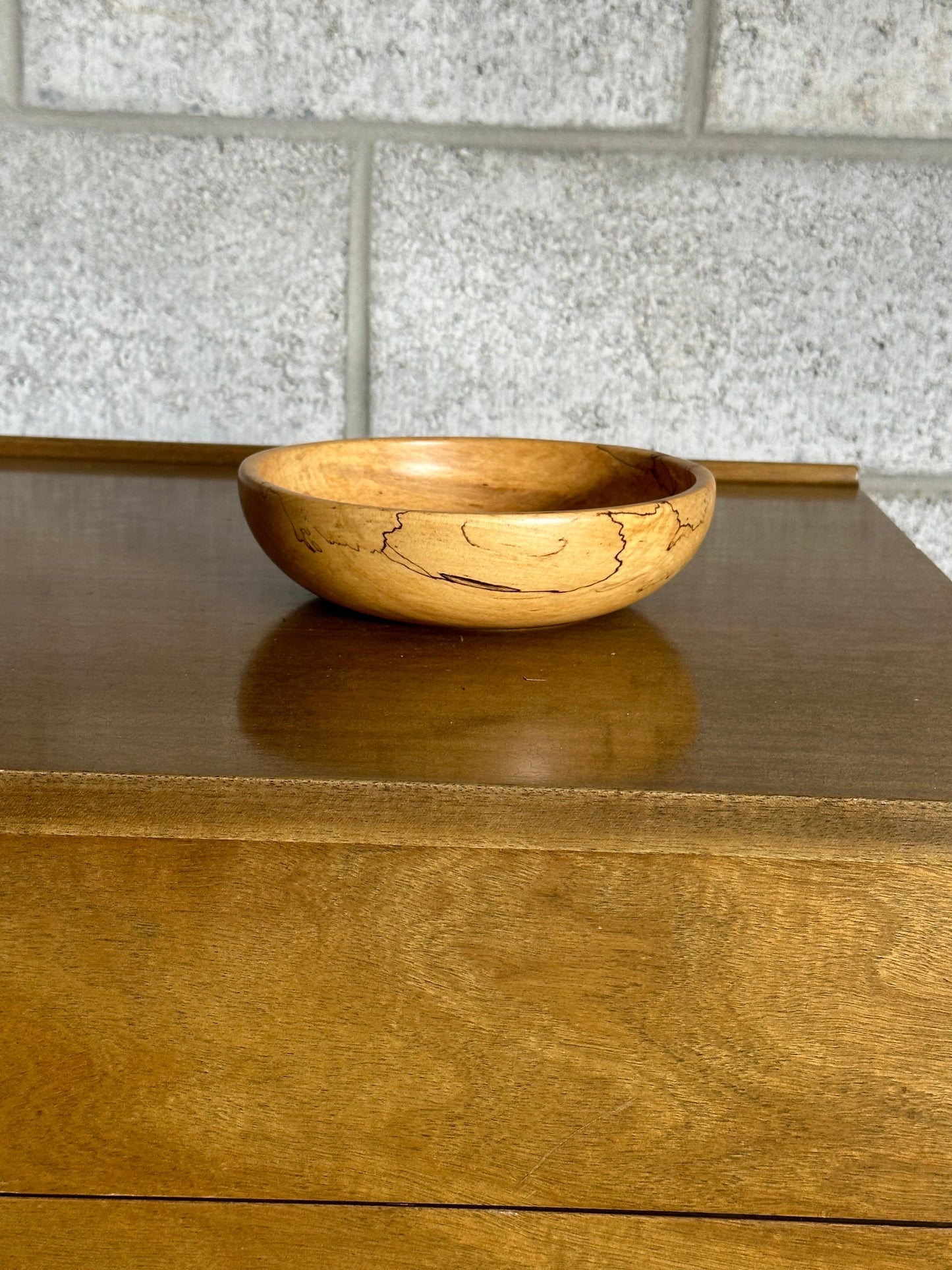 Frisman Vintage 1960s Spalted Maple Bowl, Sweden