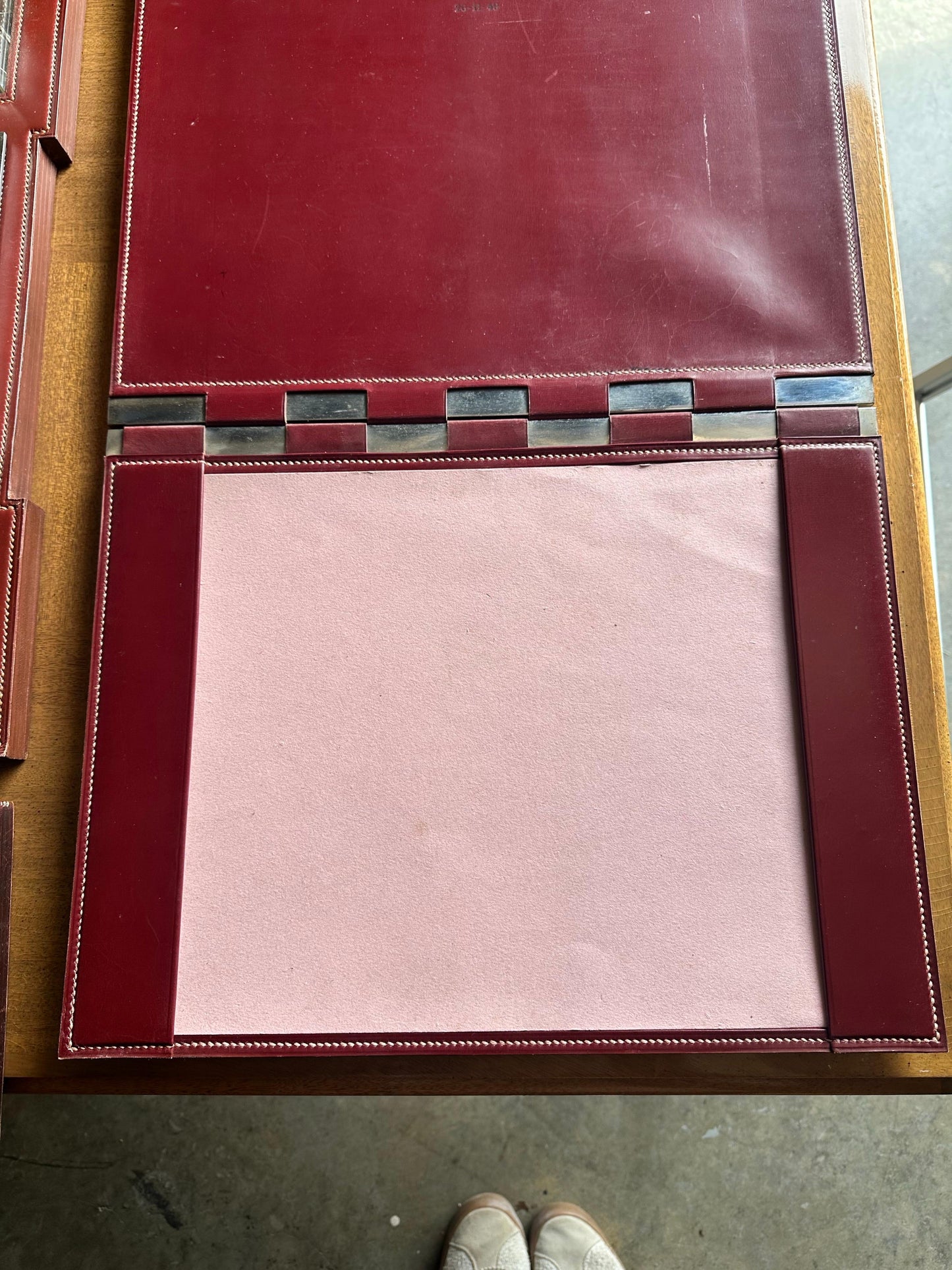 Frisman Vintage 1940s Paul Dupré-Lafon for Hermès Rare Desk Pieces- Set of 4