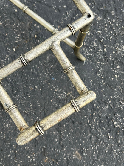 Frisman Vintage Faux Bamboo Bench Or Coffee Table ca' 1970's