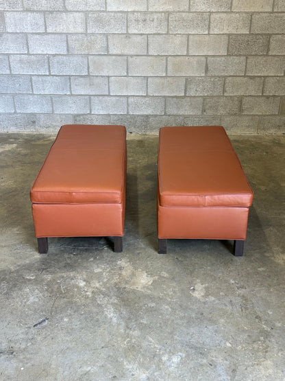 Frisman Vintage Ludwig Mies Van Der Rohe for Knoll Krefeld Benches- A Pair
