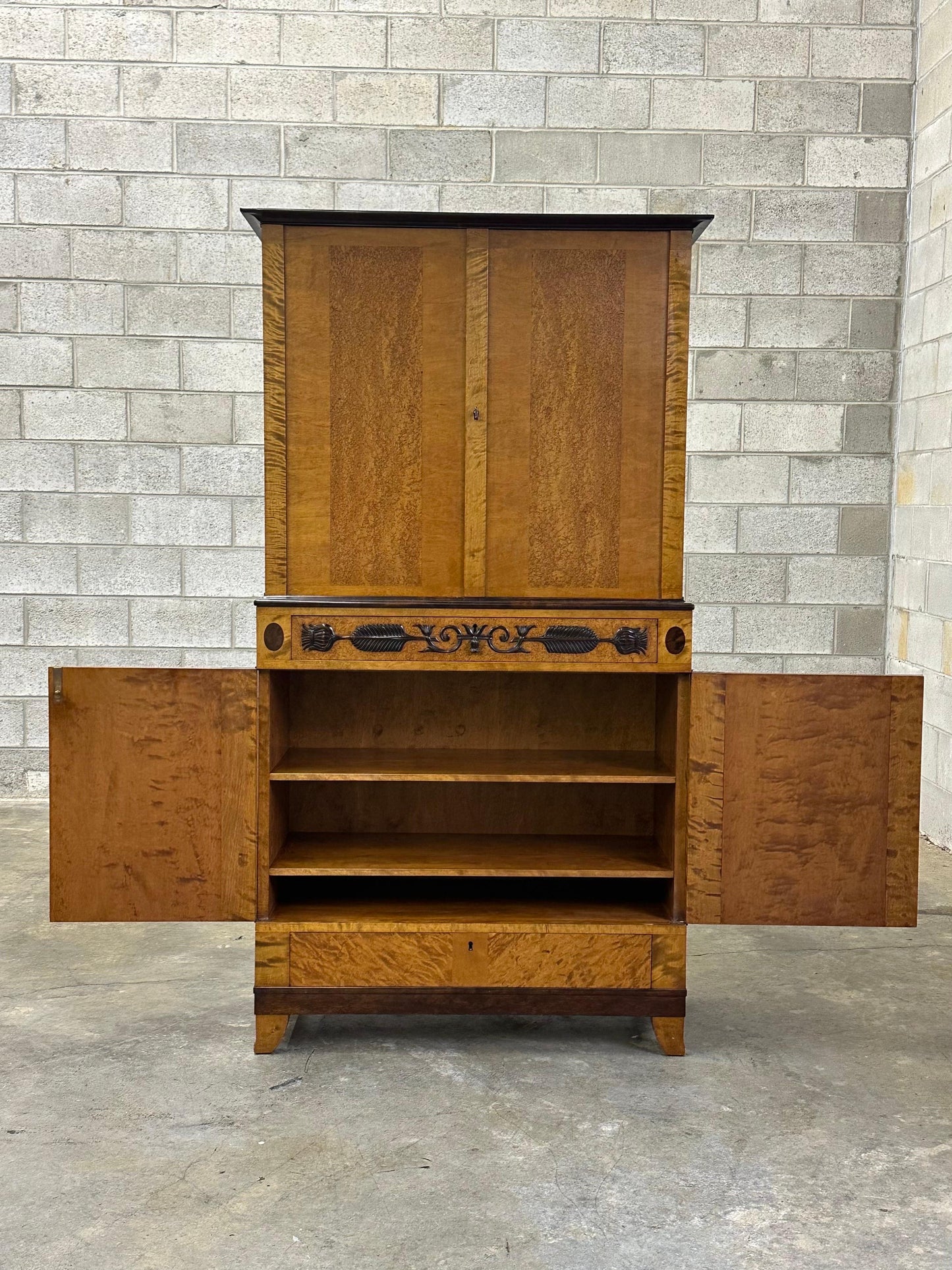 Frisman Vintage 1930s Swedish Large Cupboard Cabinet by Carl Malmsten for Ab Nordiska Kompaniet