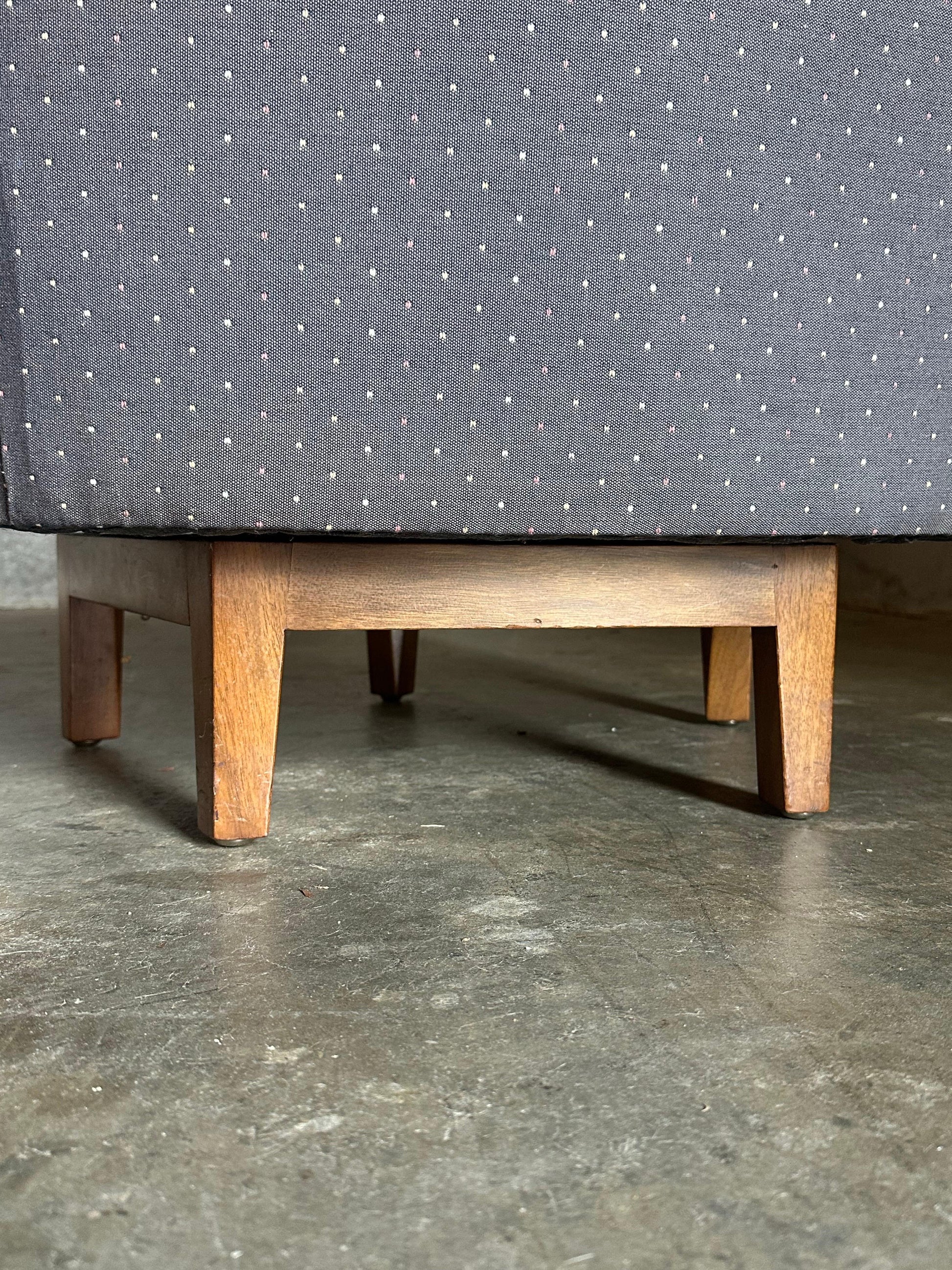 Frisman Vintage Edward Wormley for Dunbar Rare Swivel Chair, 1950s