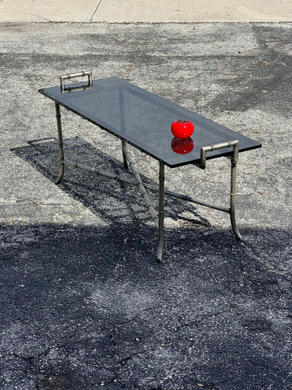 Frisman Vintage Faux Bamboo Bench Or Coffee Table ca' 1970's