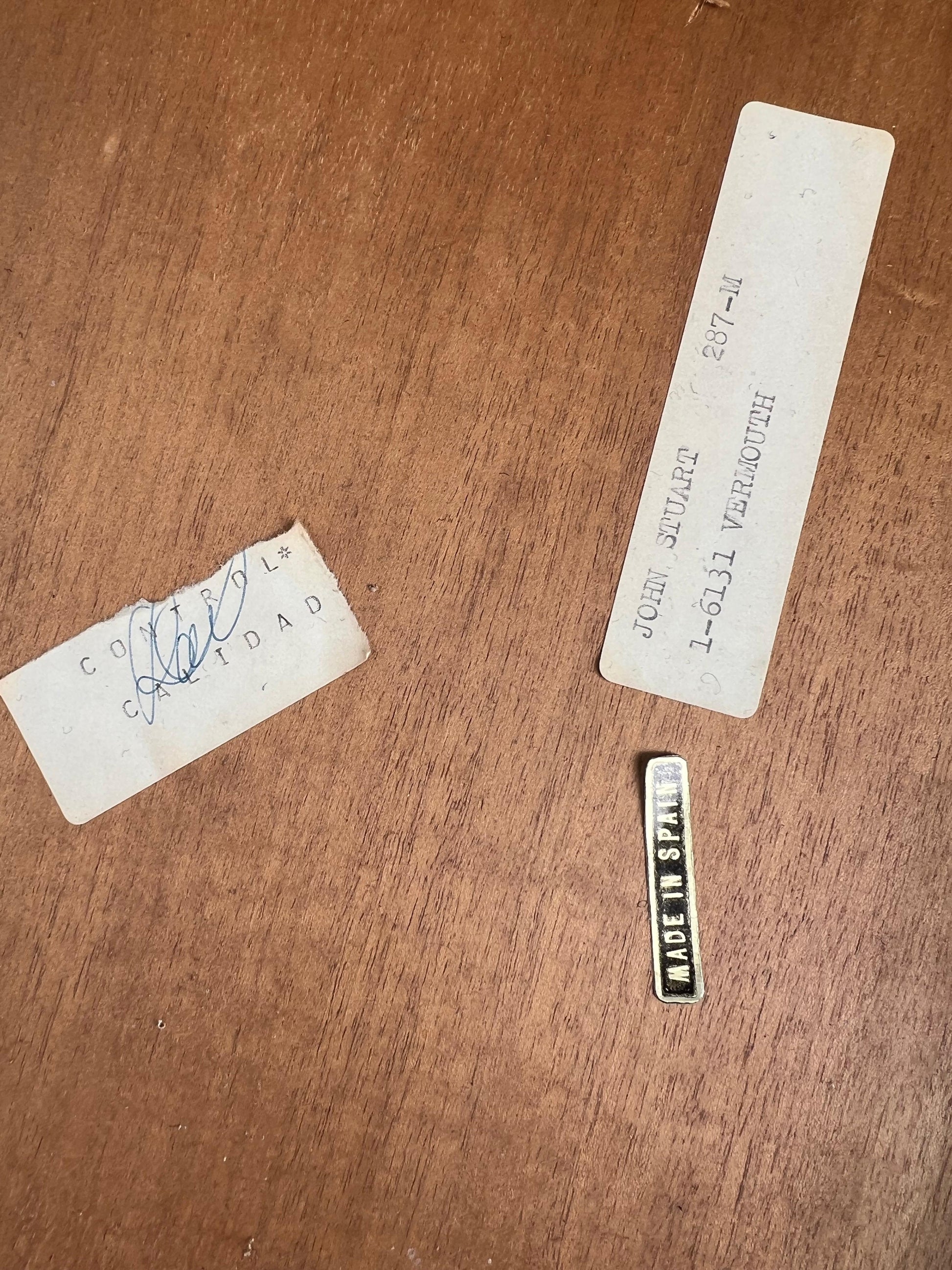 Frisman Vintage John Stuart Campaign Mini Chest ca' 1960's Burl