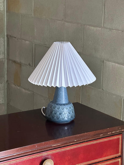 Frisman Vintage 1970s Mid-Century Modern Søholm Stentøj Denmark Ceramic Table Lamp
