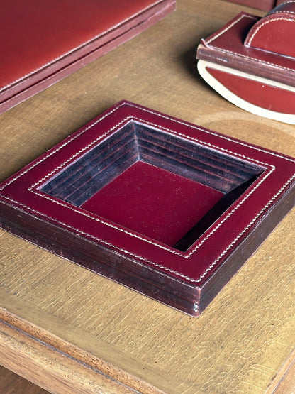 Frisman Vintage 1940s Paul Dupré-Lafon for Hermès Rare Desk Pieces- Set of 4