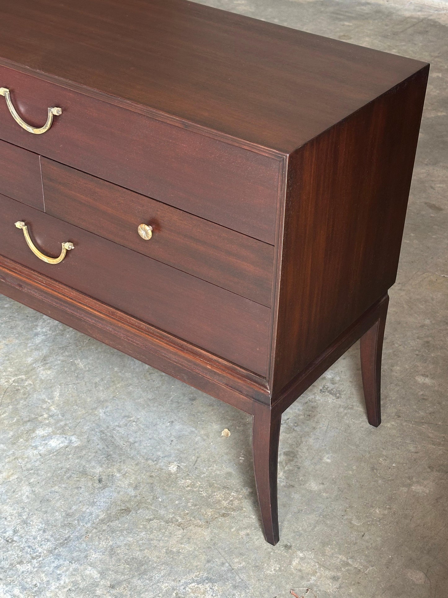Frisman Vintage 1950s Tommi Parzinger for Charak Modern Chest of Drawers