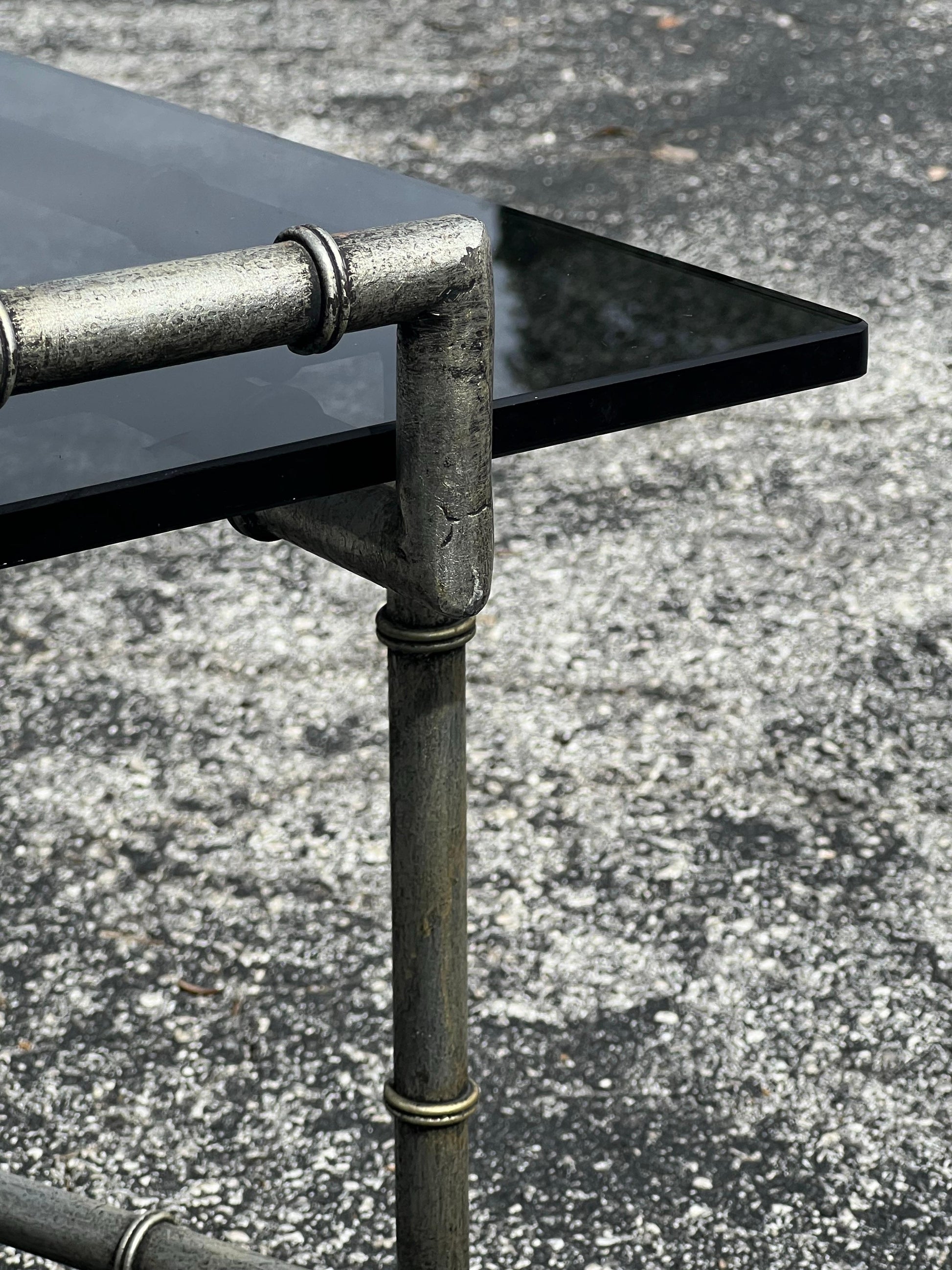 Frisman Vintage Faux Bamboo Bench Or Coffee Table ca' 1970's