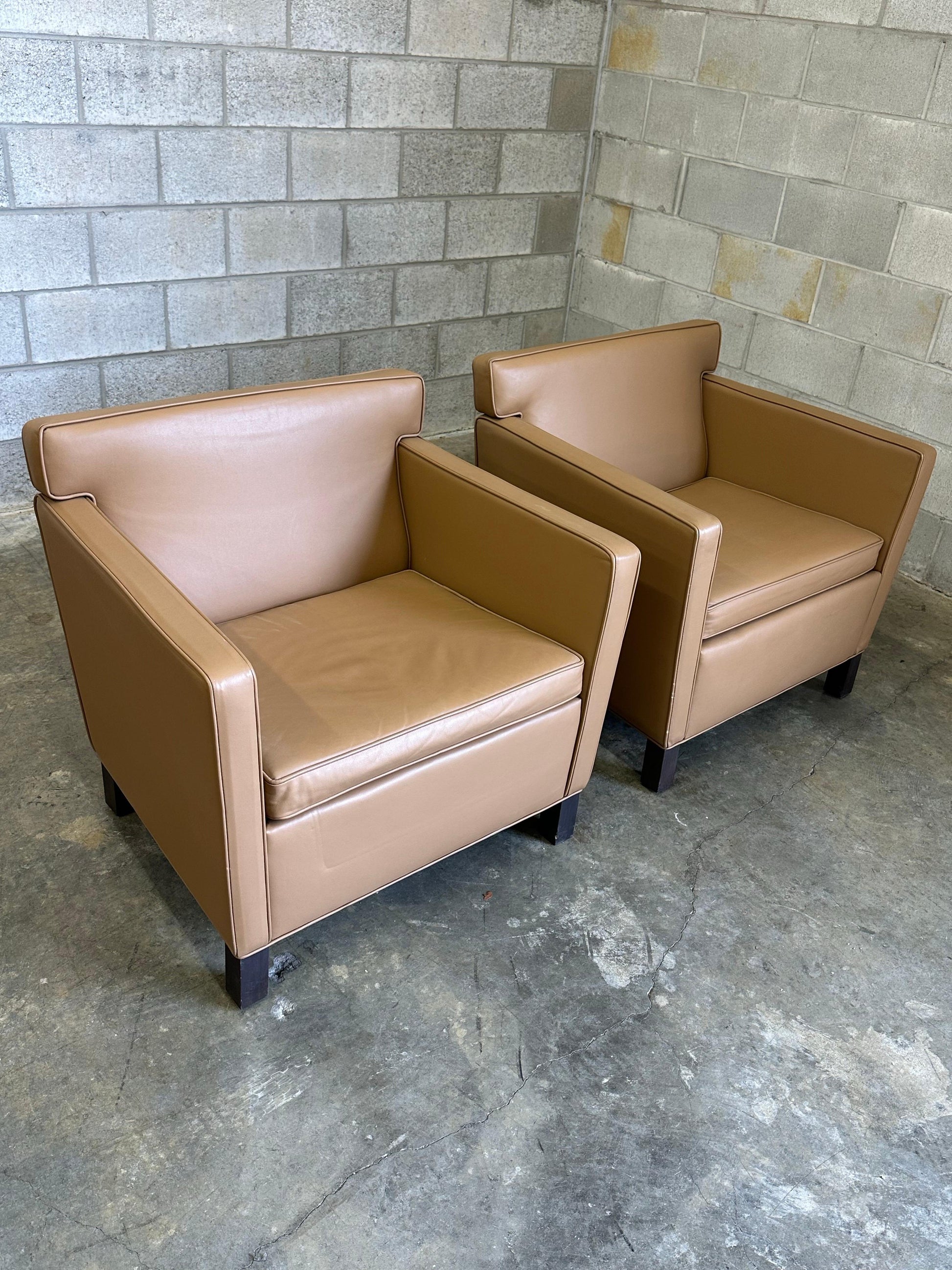 Frisman Vintage Ludwig Mies Van Der Rohe for Knoll Krefeld Chairs- A Pair