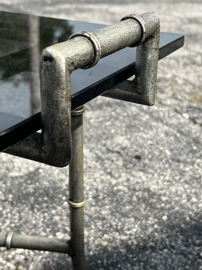 Frisman Vintage Faux Bamboo Bench Or Coffee Table ca' 1970's