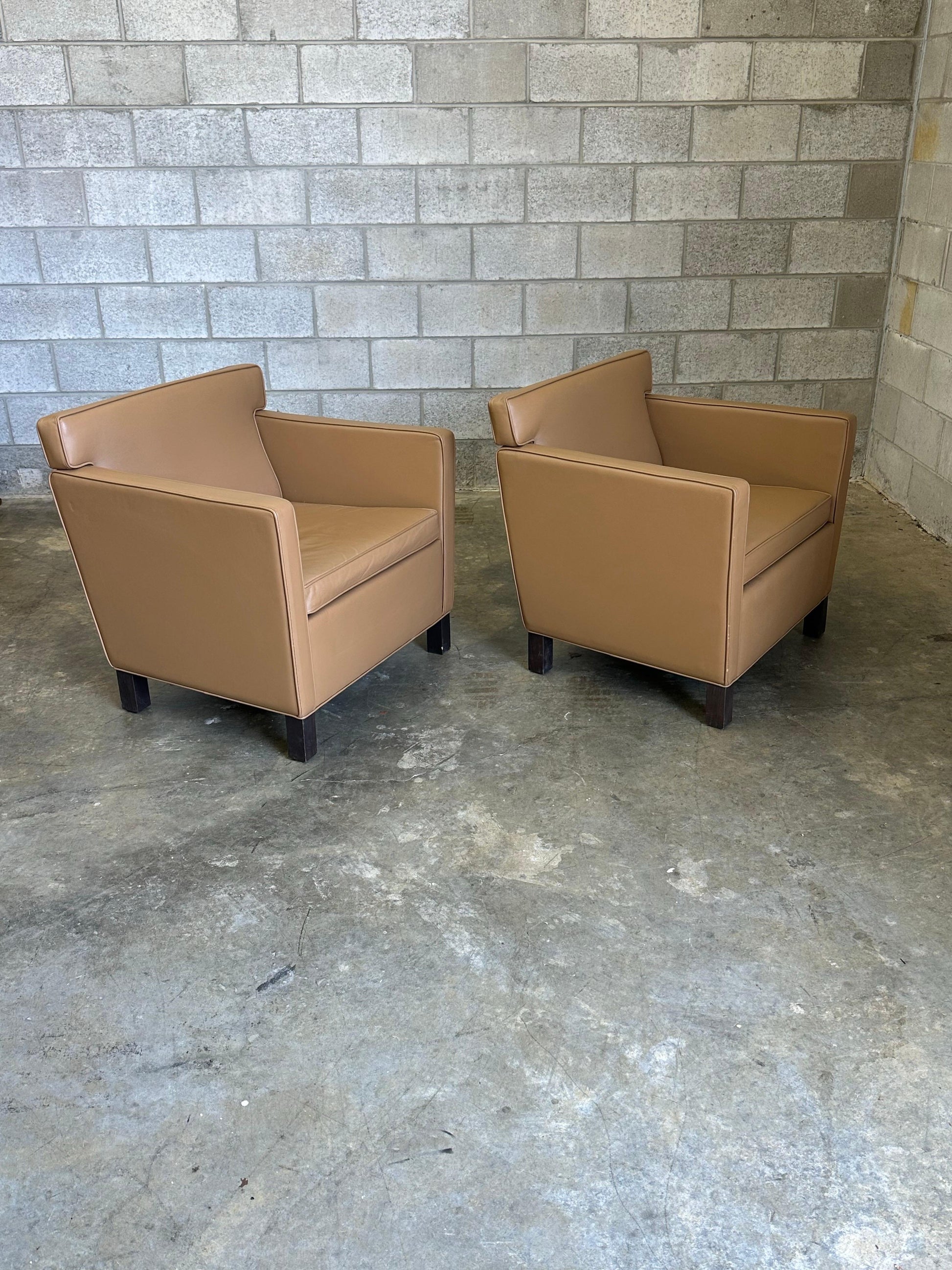 Frisman Vintage Ludwig Mies Van Der Rohe for Knoll Krefeld Chairs- A Pair