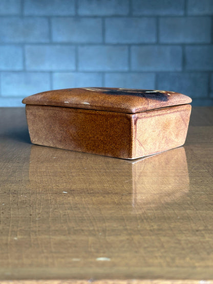 Frisman Vintage Ceramic Lidded Box by Alvino Bagni for Bitossi