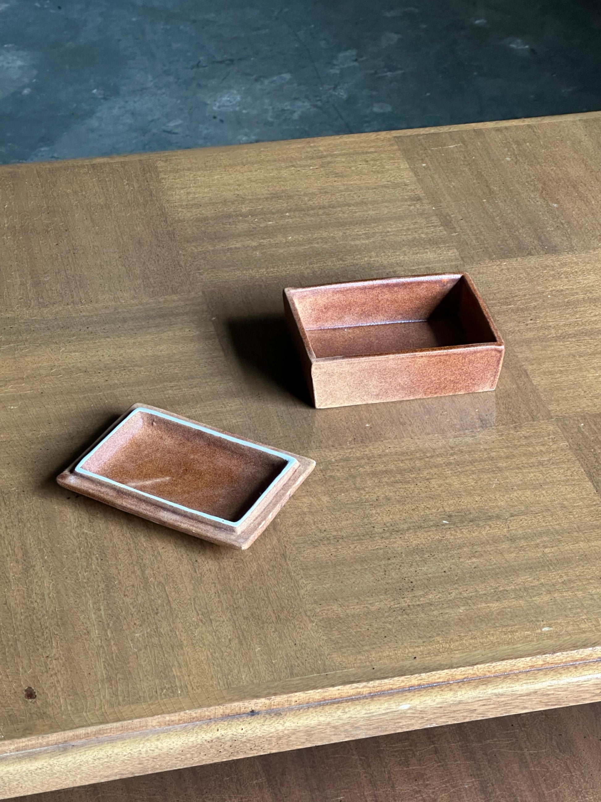 Frisman Vintage Ceramic Lidded Box by Alvino Bagni for Bitossi