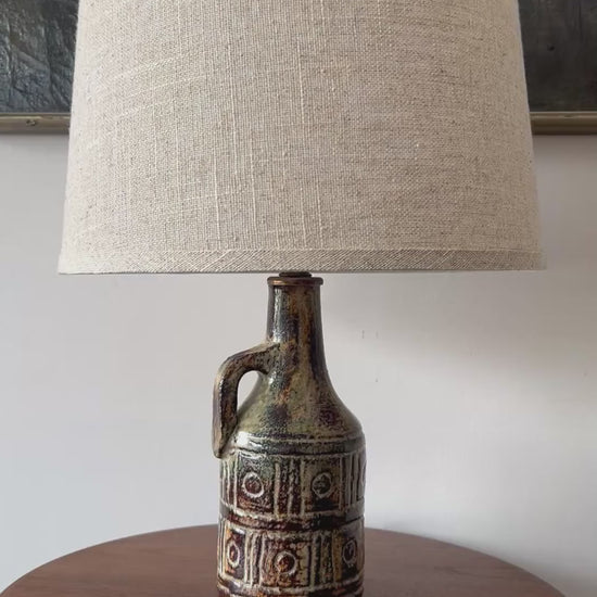 Frisman Vintage A Charming French Lamp By Olivier Pettit Vallauris France 1960's