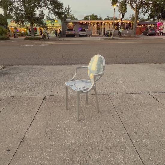 Frisman Vintage Emeco Arm Chair Polished Aluminum Philippe Starck