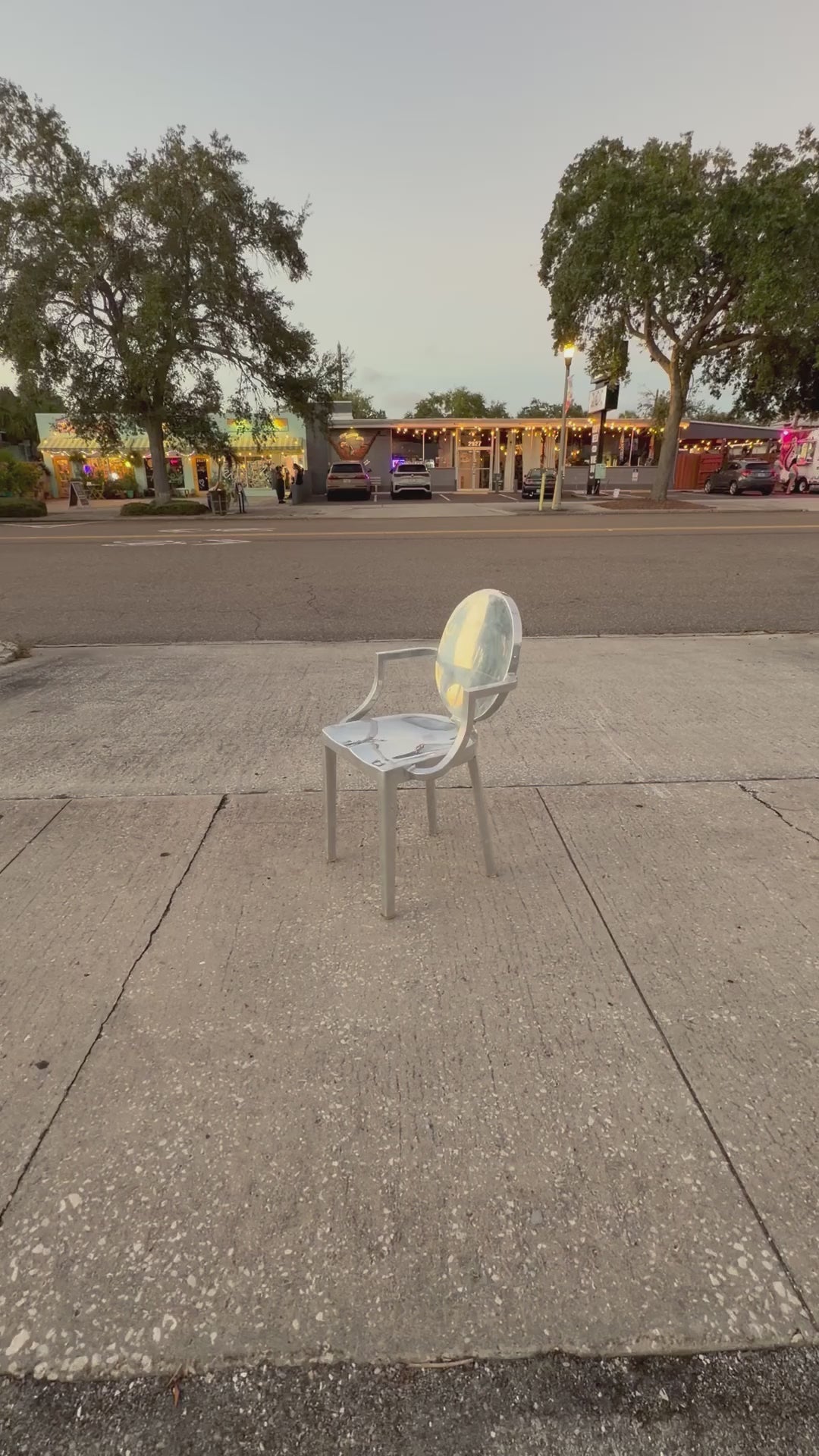 Frisman Vintage Emeco Arm Chair Polished Aluminum Philippe Starck