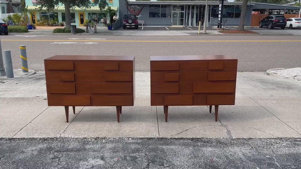 Frisman Vintage A Pair of Vintage Gio Ponti Dressers For Singer& Sons Ca' 1950's