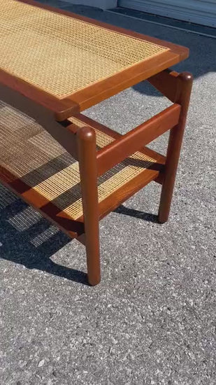 Frisman Vintage Floating Console Table by Greta Grossman for Glenn of California