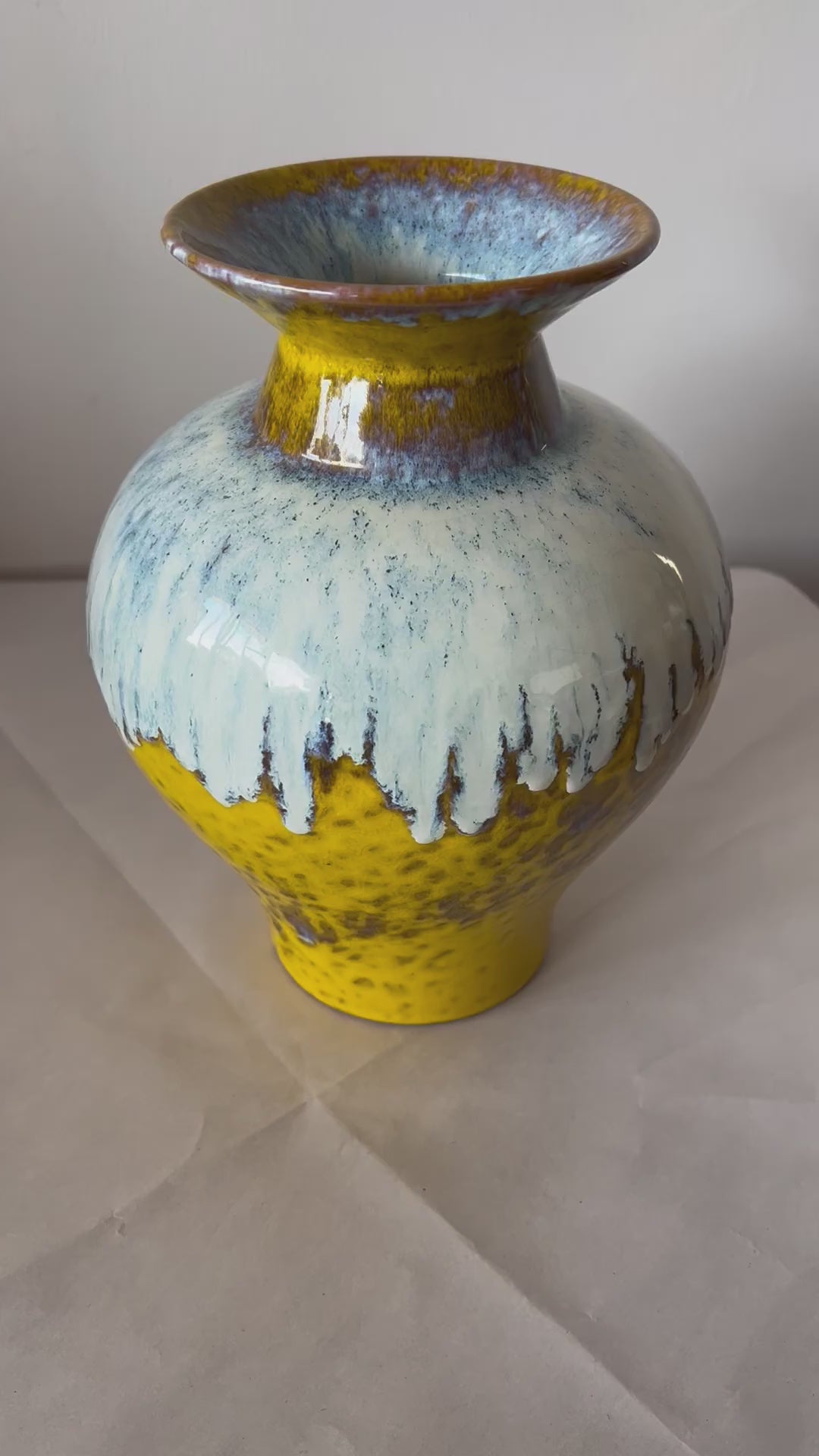 Frisman Vintage Raymor Ceramic Vase Made In Italy ca' 1970's