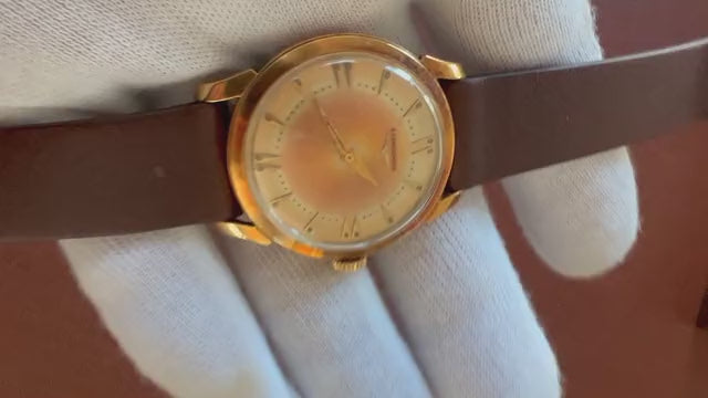 Frisman Vintage Longines 14k Gold Watch Tropical Patina Ca' 1953