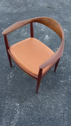Frisman Vintage Vintage Hans Wegner "The" Chair Johannes Hansen Teak Danish Patina