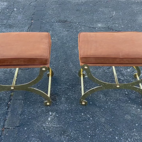 Frisman Vintage A Pair Of Unusual Benches By John Vesey ca' 1960's
