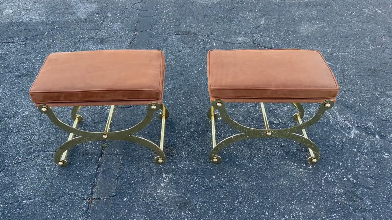 Frisman Vintage A Pair Of Unusual Benches By John Vesey ca' 1960's
