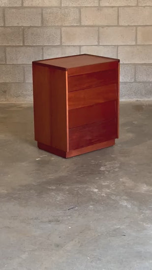 Frisman Vintage Edward Wormley for Dunbar Small Louvered Chest of Drawers