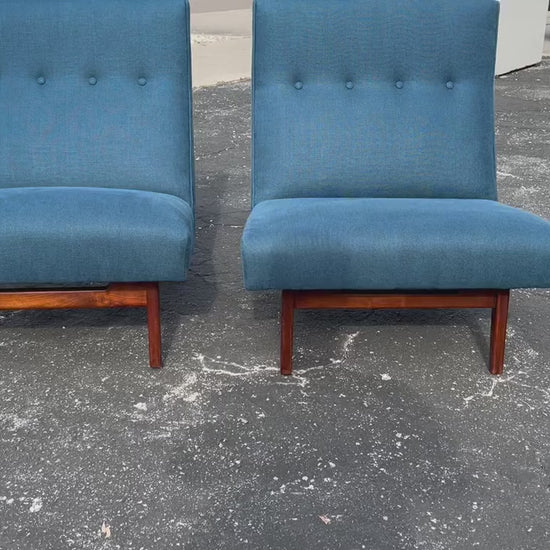 frisman vintage Vintage Classic Armless Chairs by Jens Risom, 1950's