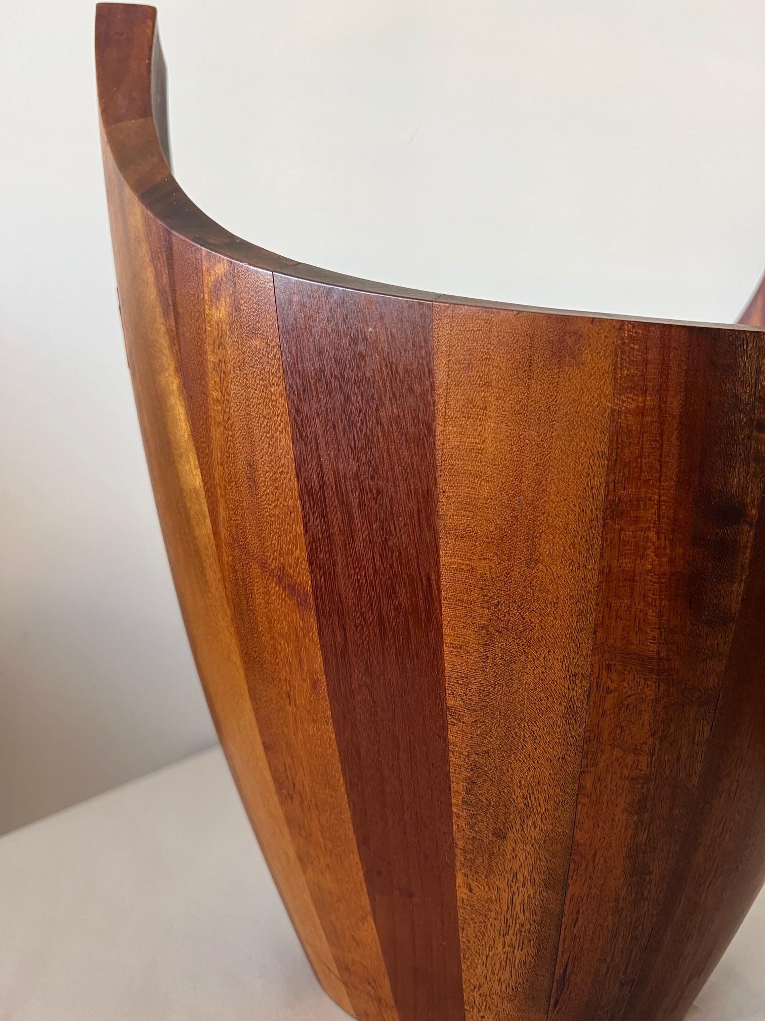 Frisman Vintage Unusual Teak Salad Bowl by Jens Quistgaard, Denmark