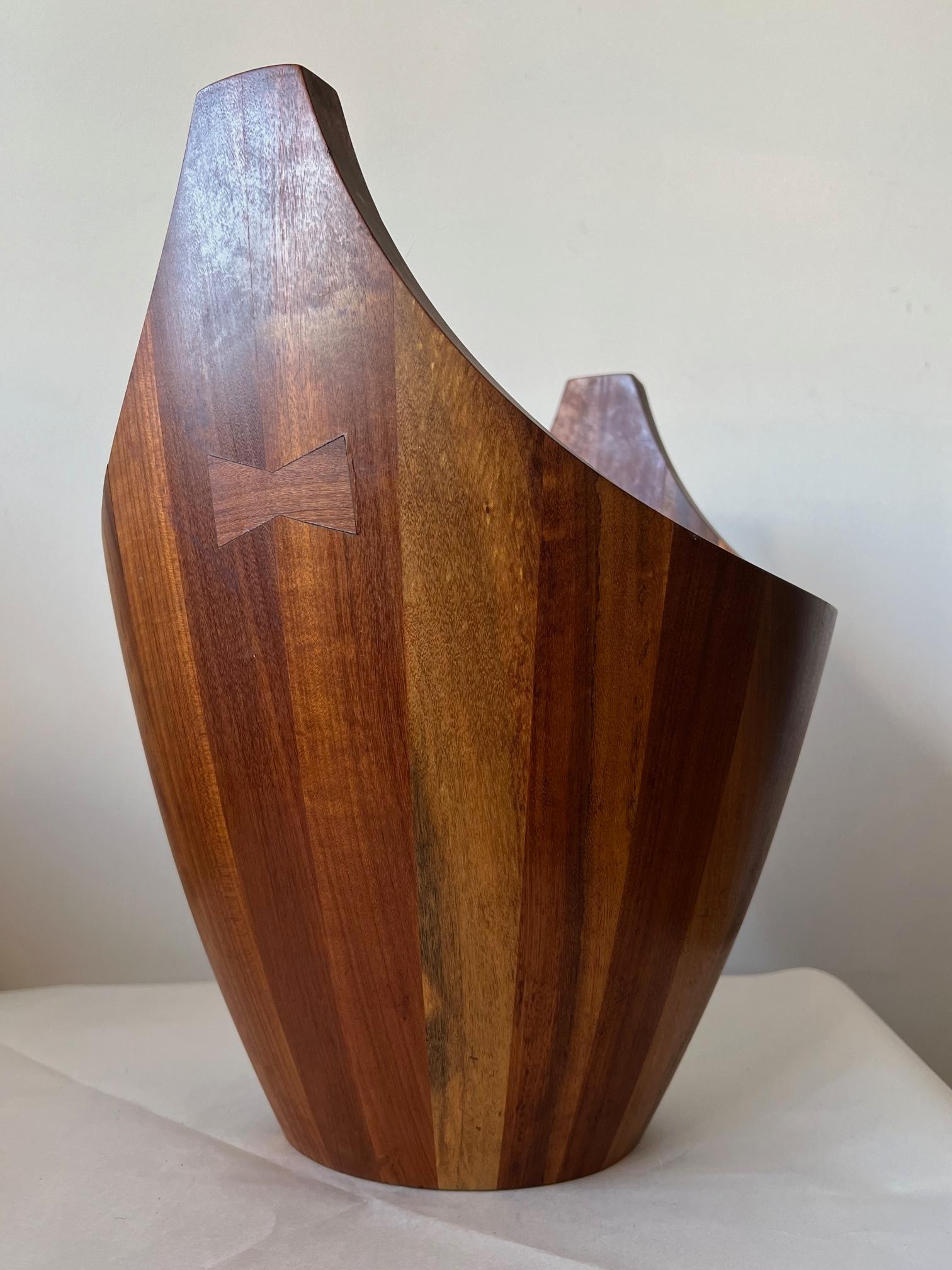 Frisman Vintage Unusual Teak Salad Bowl by Jens Quistgaard, Denmark