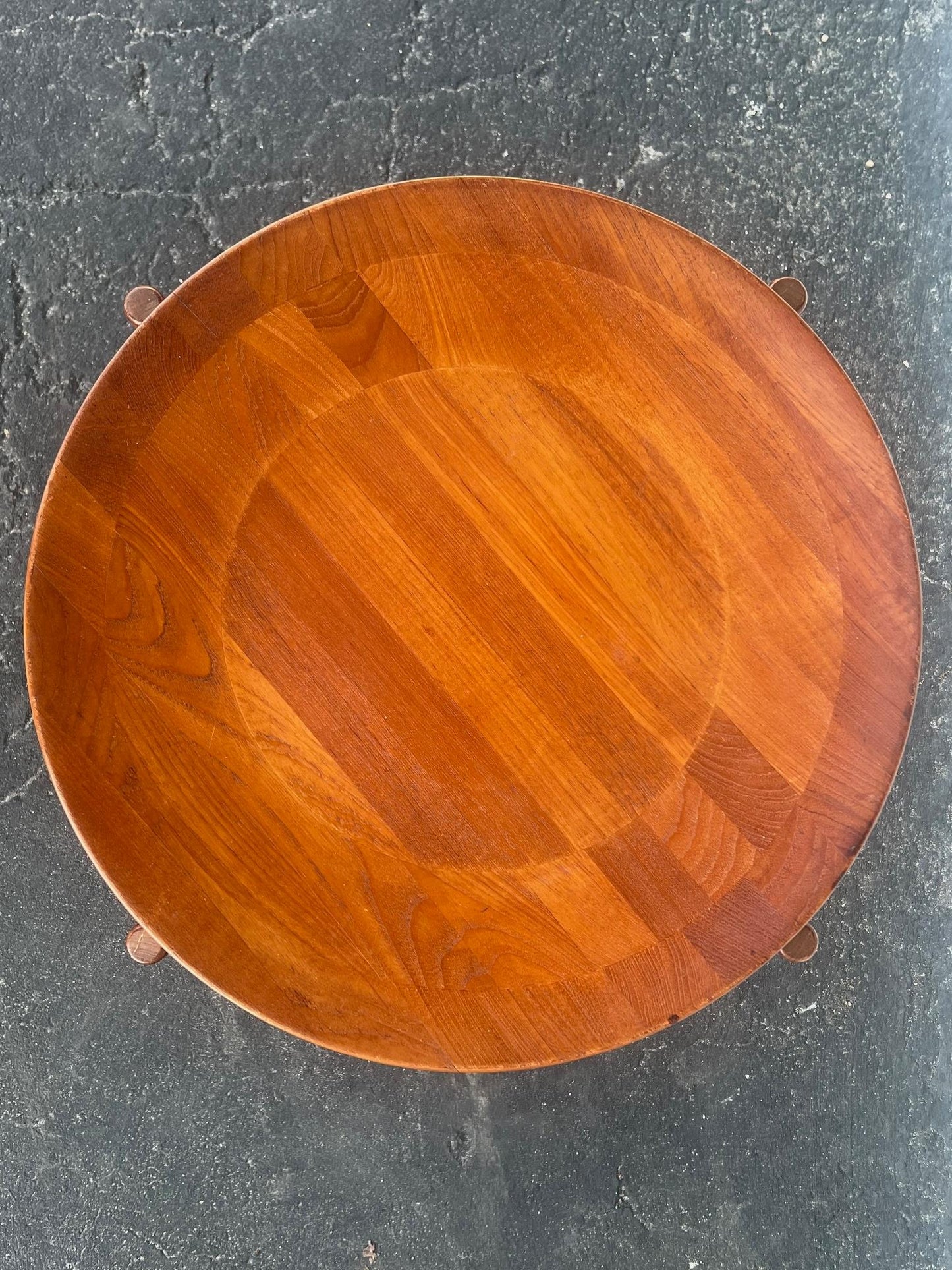 Teak Side Table With Removable Tray Top Jens Quistgaard Ca' 1960's