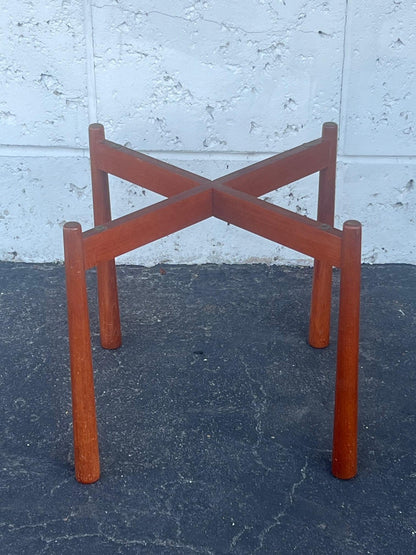 Teak Side Table With Removable Tray Top Jens Quistgaard Ca' 1960's