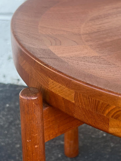 Teak Side Table With Removable Tray Top Jens Quistgaard Ca' 1960's